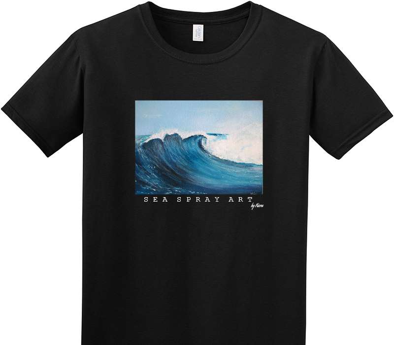 Custom Adult Soft Style 100% Cotton Black T-Shirt