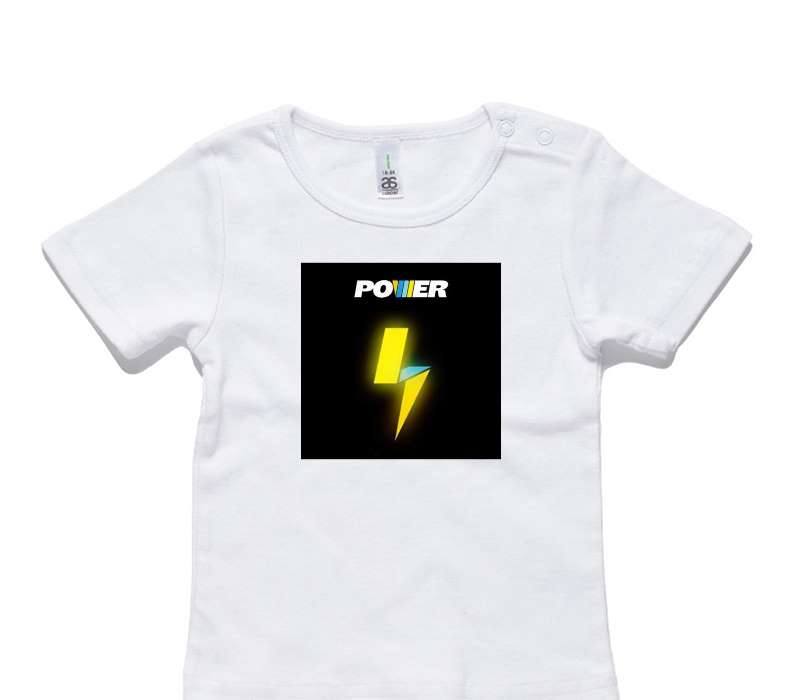 Custom AS Colour White Baby T-Shirt