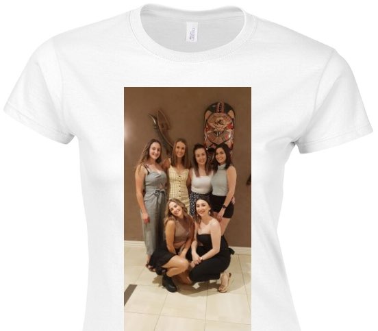 Custom Womens Soft Style 100% Cotton White T-Shirt