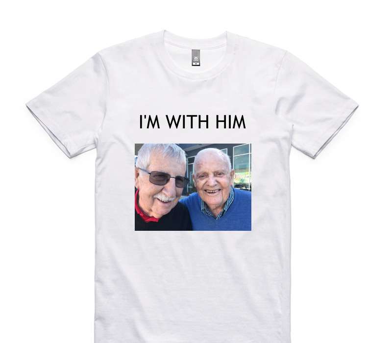Custom AS Colour 100% Cotton White T-Shirt