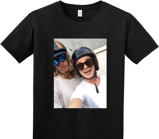 Custom Adult Soft Style 100% Cotton Black T-Shirt