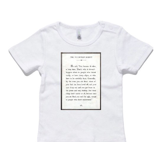 Custom AS Colour White Baby T-Shirt