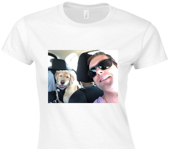 Custom Womens Soft Style 100% Cotton White T-Shirt