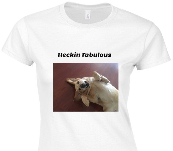 Custom Womens Soft Style 100% Cotton White T-Shirt