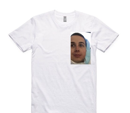 Custom AS Colour 100% Cotton White T-Shirt