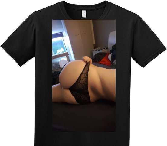 Custom Adult Soft Style 100% Cotton Black T-Shirt