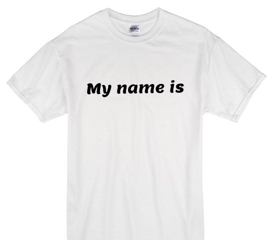 Custom Gildan 100% Cotton White T-Shirt