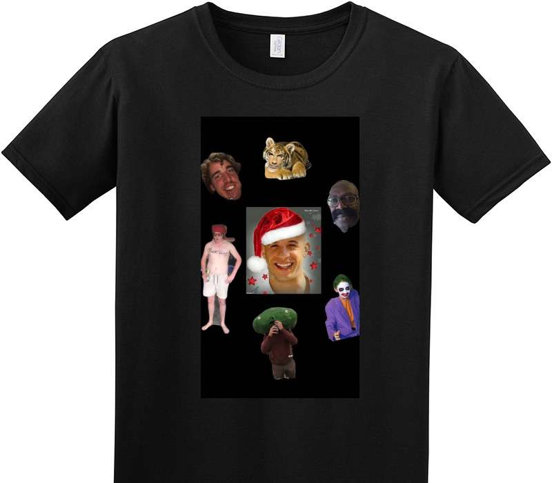 Custom Adult Soft Style 100% Cotton Black T-Shirt