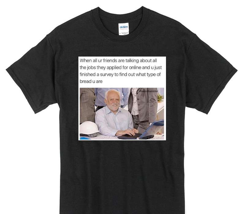 Custom Gildan 100% Cotton Black T-Shirt