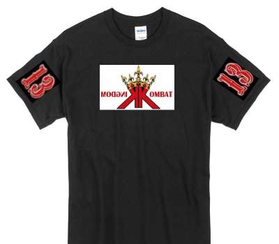 Custom Gildan 100% Cotton Black T-Shirt