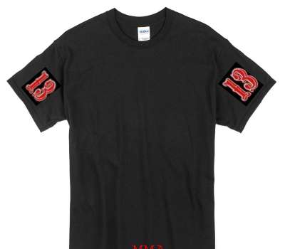 Custom Gildan 100% Cotton Black T-Shirt