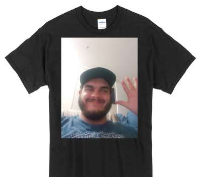 Custom Gildan 100% Cotton Black T-Shirt