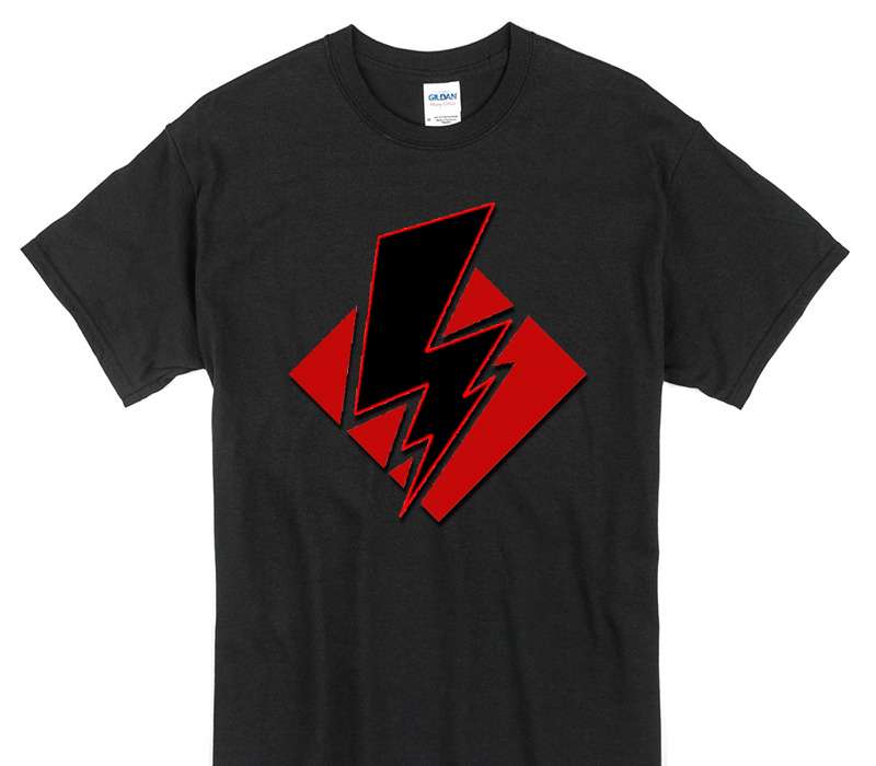 Custom Gildan 100% Cotton Black T-Shirt