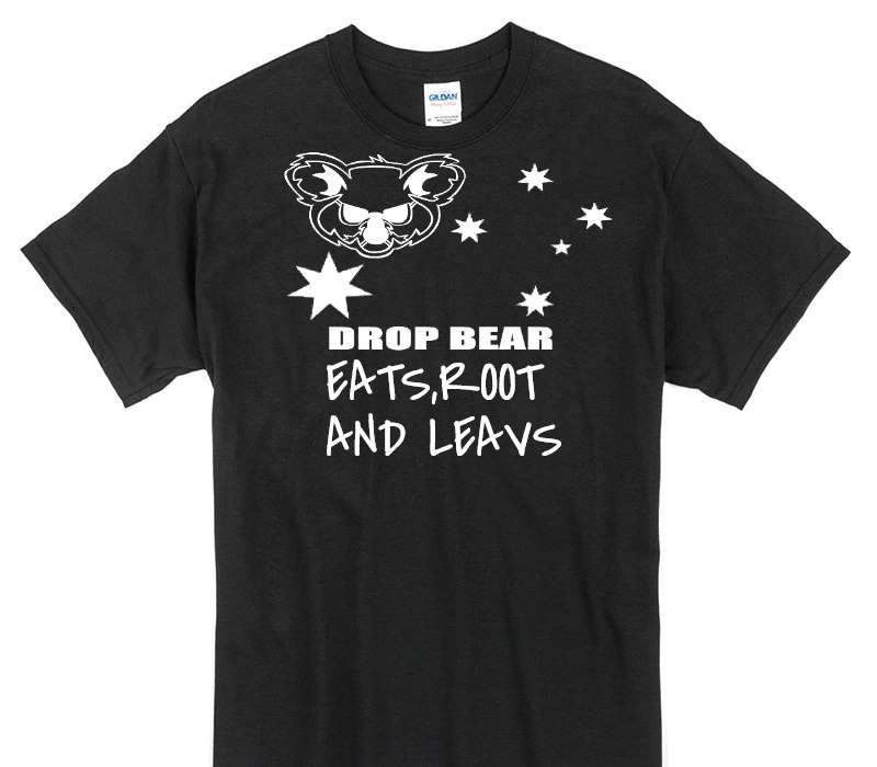 Custom Gildan 100% Cotton Black T-Shirt