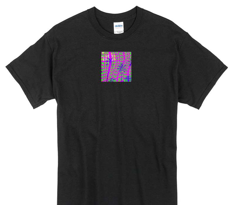 Custom Gildan 100% Cotton Black T-Shirt