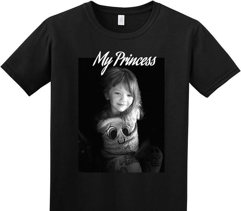 Custom Adult Soft Style 100% Cotton Black T-Shirt