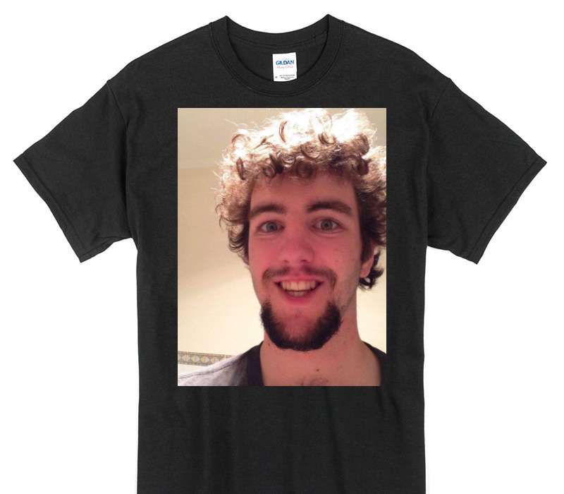 Custom Gildan 100% Cotton Black T-Shirt