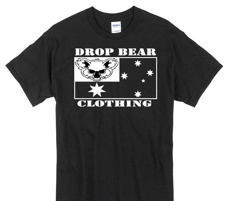Custom Gildan 100% Cotton Black T-Shirt