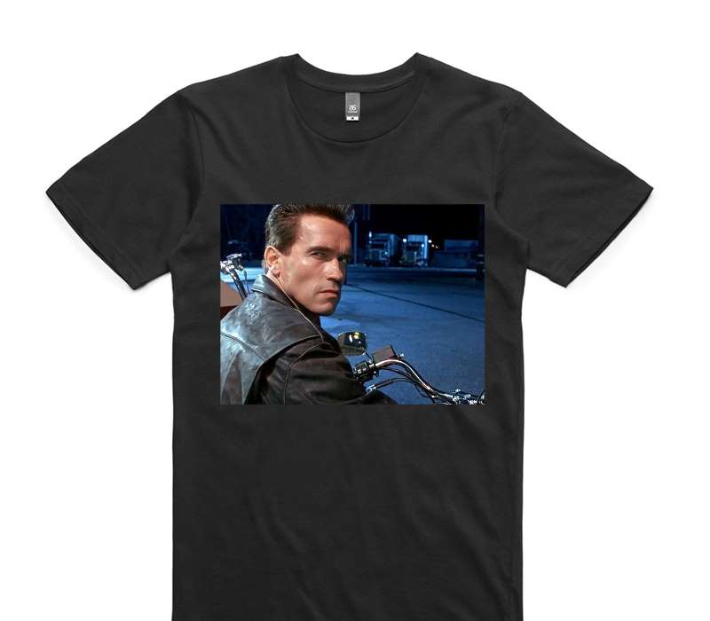 Custom AS Colour 100% Cotton Black T-Shirt