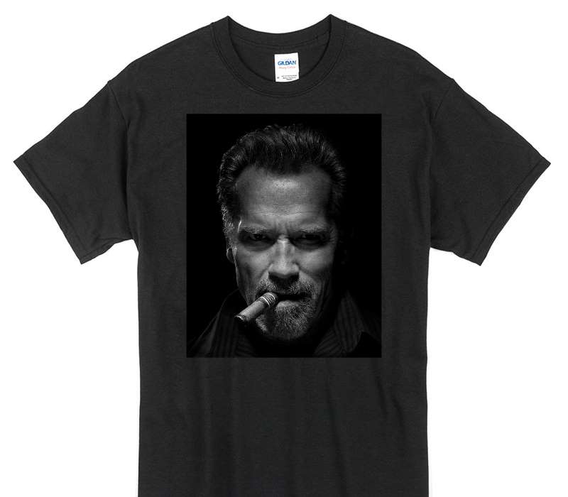 Custom Gildan 100% Cotton Black T-Shirt