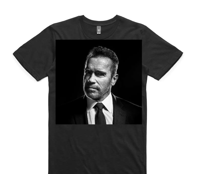 Custom AS Colour 100% Cotton Black T-Shirt