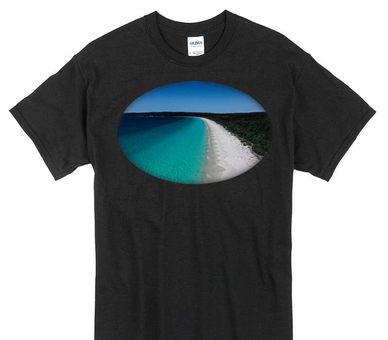 Custom Gildan 100% Cotton Black T-Shirt
