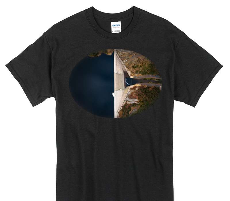 Custom Gildan 100% Cotton Black T-Shirt