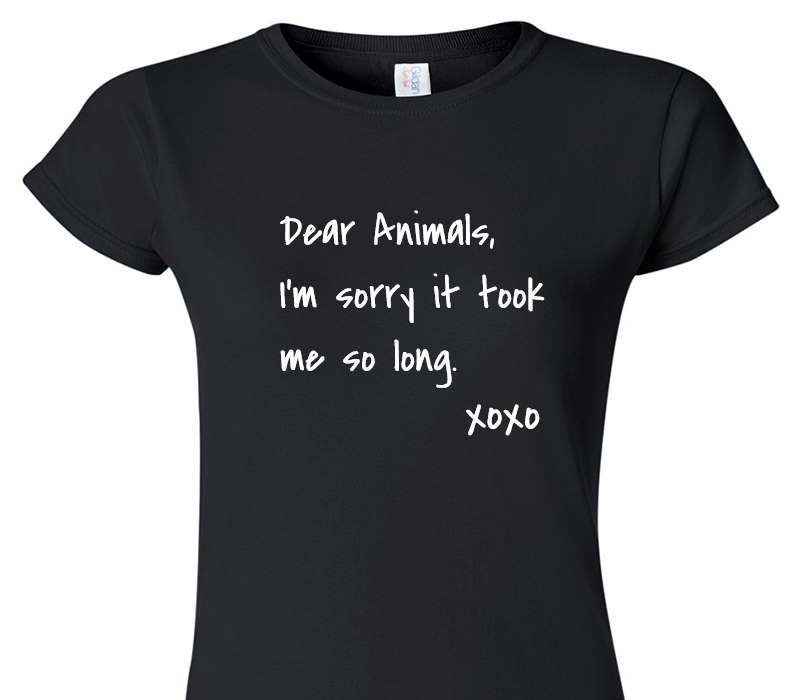 Custom Womens Soft Style 100% Cotton Black T-Shirt