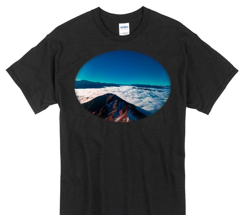 Custom Gildan 100% Cotton Black T-Shirt