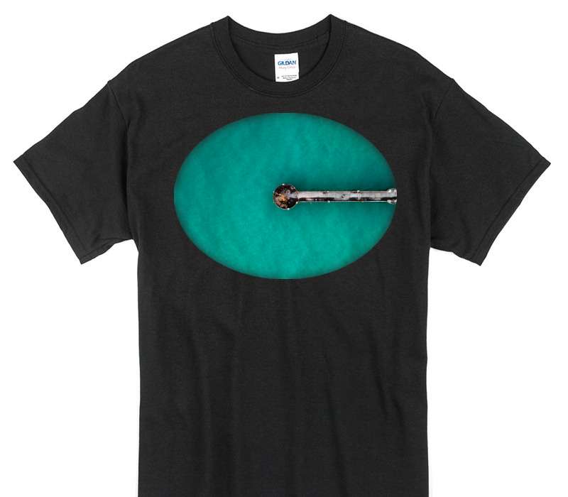 Custom Gildan 100% Cotton Black T-Shirt