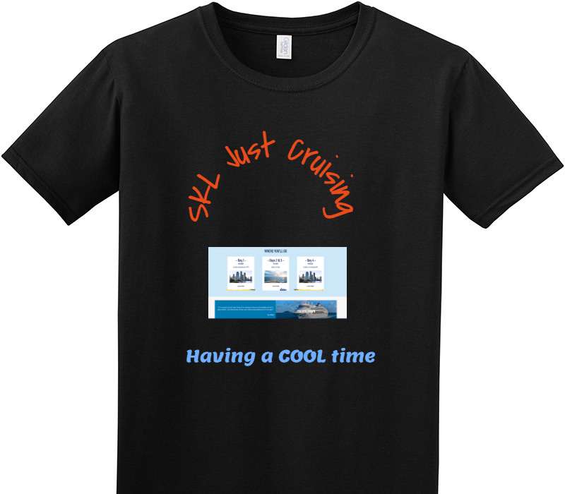 Custom Adult Soft Style 100% Cotton Black T-Shirt