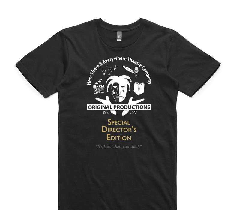 Custom AS Colour 100% Cotton Black T-Shirt