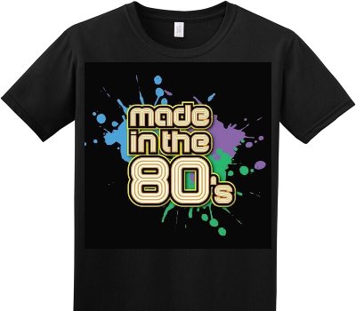 Custom Adult Soft Style 100% Cotton Black T-Shirt