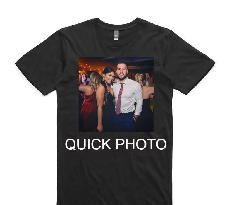 Custom AS Colour 100% Cotton Black T-Shirt
