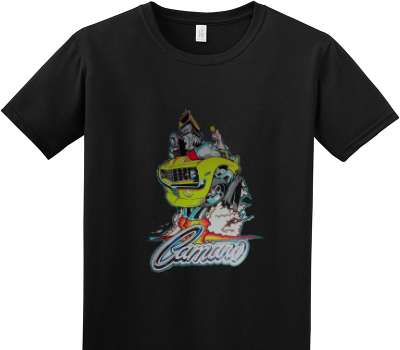 Custom Adult Soft Style 100% Cotton Black T-Shirt