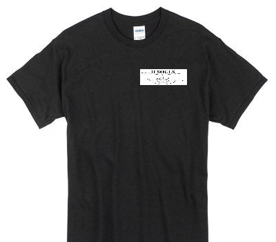 Custom Gildan 100% Cotton Black T-Shirt