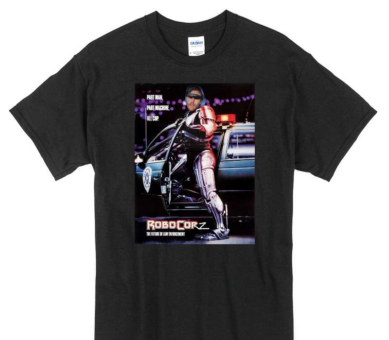 Custom Gildan 100% Cotton Black T-Shirt