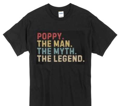 Custom Gildan 100% Cotton Black T-Shirt