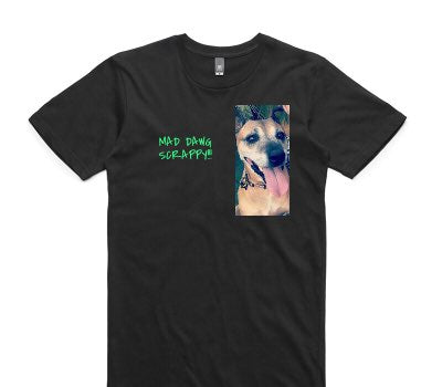 Custom AS Colour 100% Cotton Black T-Shirt