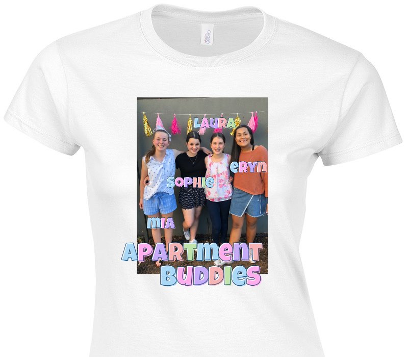 Custom Womens Soft Style 100% Cotton White T-Shirt