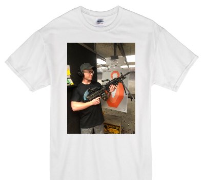 Custom Gildan 100% Cotton White T-Shirt