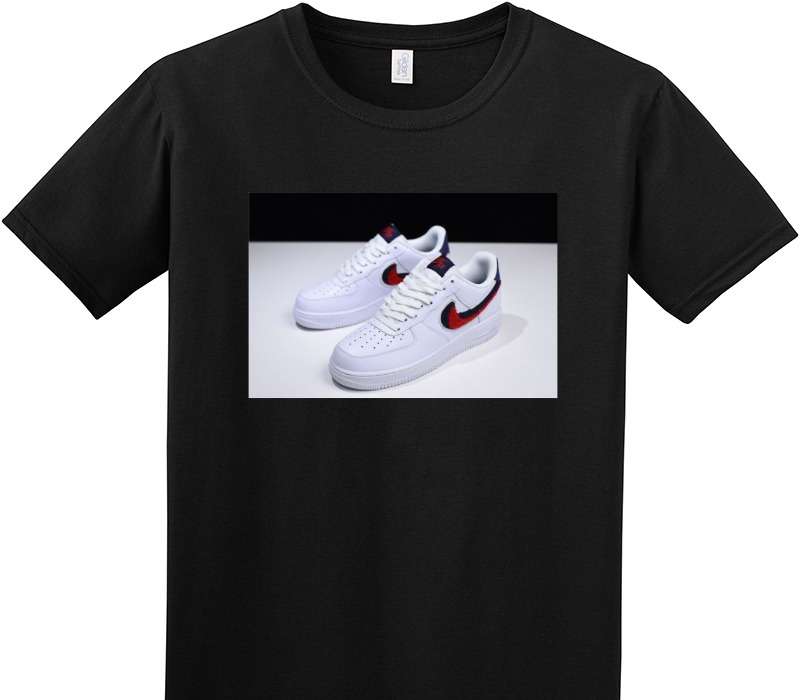 Custom Adult Soft Style 100% Cotton Black T-Shirt