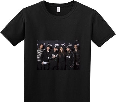 Custom Adult Soft Style 100% Cotton Black T-Shirt