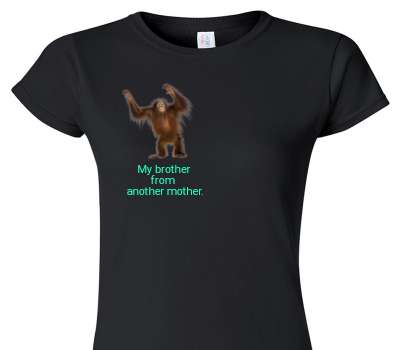 Custom Womens Soft Style 100% Cotton Black T-Shirt