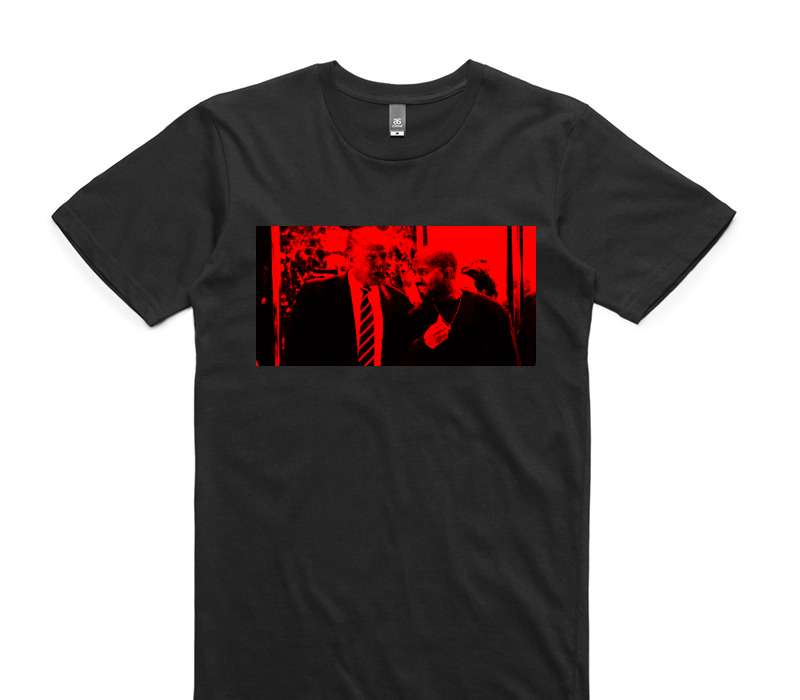 Custom AS Colour 100% Cotton Black T-Shirt