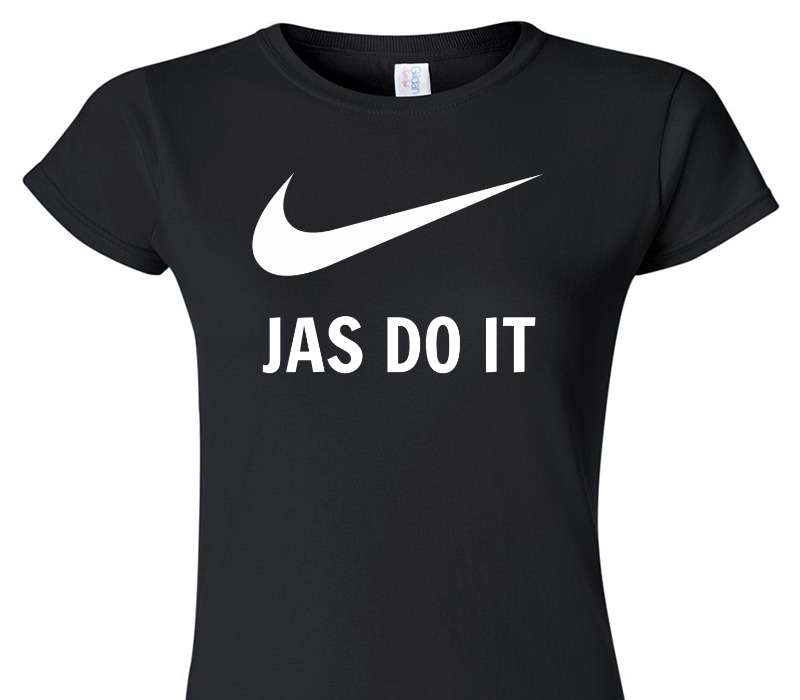 Custom Womens Soft Style 100% Cotton Black T-Shirt
