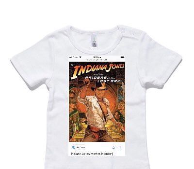 Custom AS Colour White Baby T-Shirt