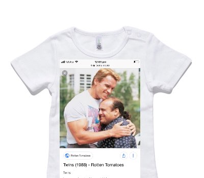 Custom AS Colour White Baby T-Shirt