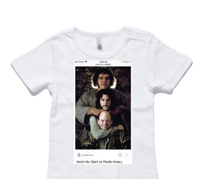 Custom AS Colour White Baby T-Shirt