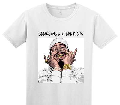 Custom Adult Soft Style 100% Cotton White T-Shirt